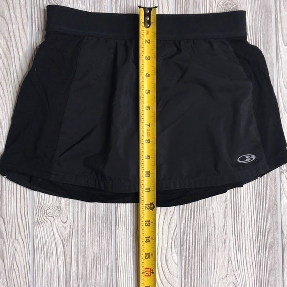 Icebreaker Wool Comet Black Skort Size XS - Picture 6 of 7
